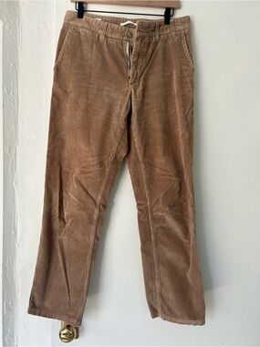 Norse Projects Mens 31x29 Made in Italy Beige Corduroys